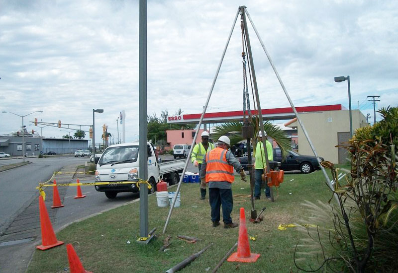 Percussion Drilling Tripod Rig