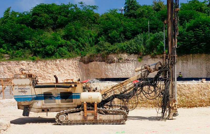 Barbados Water Authority Reservoir Tanks Ground Improvement Grouting Supervision